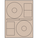 4.64" x 4.64"  Sheet Label