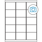 2.6875" x 2"  Sheet Label