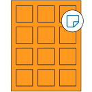 2" x 2"  Sheet Label