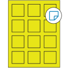 2" x 2"  Sheet Label