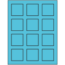 2" x 2"  Sheet Label