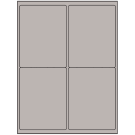 4" x 5"  Sheet Label
