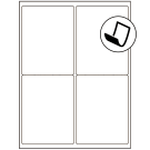 4" x 5"  Sheet Label