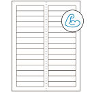 3.4375" x 0.667"  Sheet Label