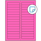 3.4375" x 0.667"  Sheet Label
