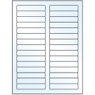 3.4375" x 0.667"  Sheet Label