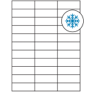 2.83" x 1"  Sheet Label
