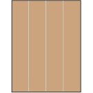 8.5" x 11"  Sheet Label
