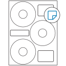 4.52" x 4.52"  Sheet Label