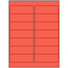 2.625" x 1"  Sheet Label