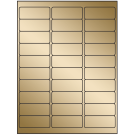 2.625" x 1"  Sheet Label