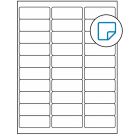 2.625" x 1"  Sheet Label