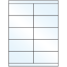 4.25" x 2"  Sheet Label