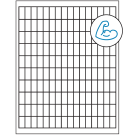 0.5" x 1"  Sheet Label