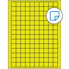 0.75" x 0.75"  Sheet Label