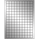 0.75" x 0.75"  Sheet Label