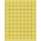 1" x 1"  Sheet Label