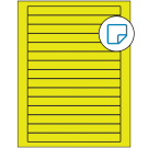 7" x 0.68"  Sheet Label