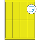 2" x 5"  Sheet Label