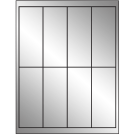 2" x 5"  Sheet Label