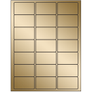 2.5" x 1.5"  Sheet Label