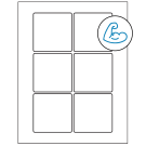 3" x 3"  Sheet Label