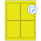 3.75" x 4.75"  Sheet Label