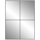 4.25" x 5.5"  Sheet Label