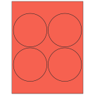 4" x 4"  Sheet Label