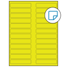 3.5" x 0.75"  Sheet Label