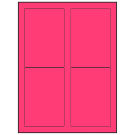 3.5" x 5"  Sheet Label