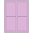 3.5" x 5"  Sheet Label
