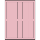 1.5" x 4.75"  Sheet Label