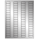 1.125" x 0.5"  Sheet Label