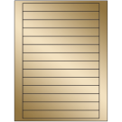 7" x 0.75"  Sheet Label