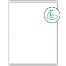 8.4375" x 5.4531"  Sheet Label