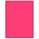 8.375" x 10.875"  Sheet Label
