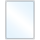 8.375" x 10.875"  Sheet Label