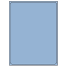 8.375" x 10.875"  Sheet Label