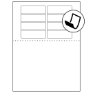 3.1875" x 1"  Sheet Label