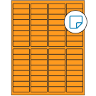 1.9375" x 0.625"  Sheet Label
