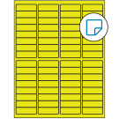 1.9375" x 0.625"  Sheet Label