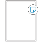 8.25" x 10.75"  Sheet Label