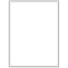 8.25" x 10.75"  Sheet Label