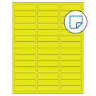 2.625" x 0.75"  Sheet Label
