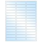 2.625" x 0.75"  Sheet Label