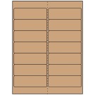 4" x 1.33"  Sheet Label