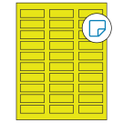 2.25" x 0.75"  Sheet Label