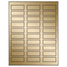 2.25" x 0.75"  Sheet Label