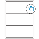 8" x 3.5"  Sheet Label